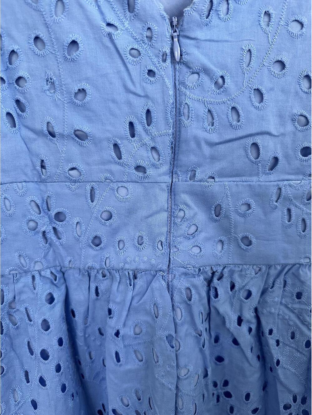 Maggy London Faye Below the Knee Fit & Flare Dress Marina Blue NWT Size 2 - Picture 8 of 8